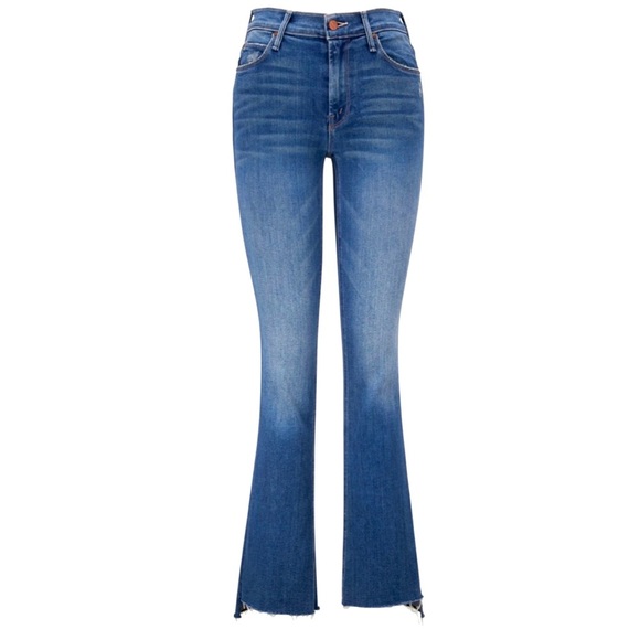 MOTHER Denim - MOTHER The Runaway Step Fray Leaps and Bounds